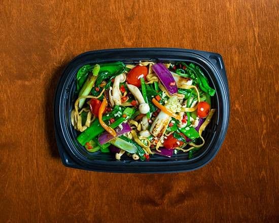 Légumes du marché sautés au wok.