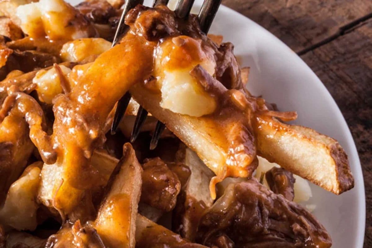 Mixed Shawarma Poutine Chicken and Beef