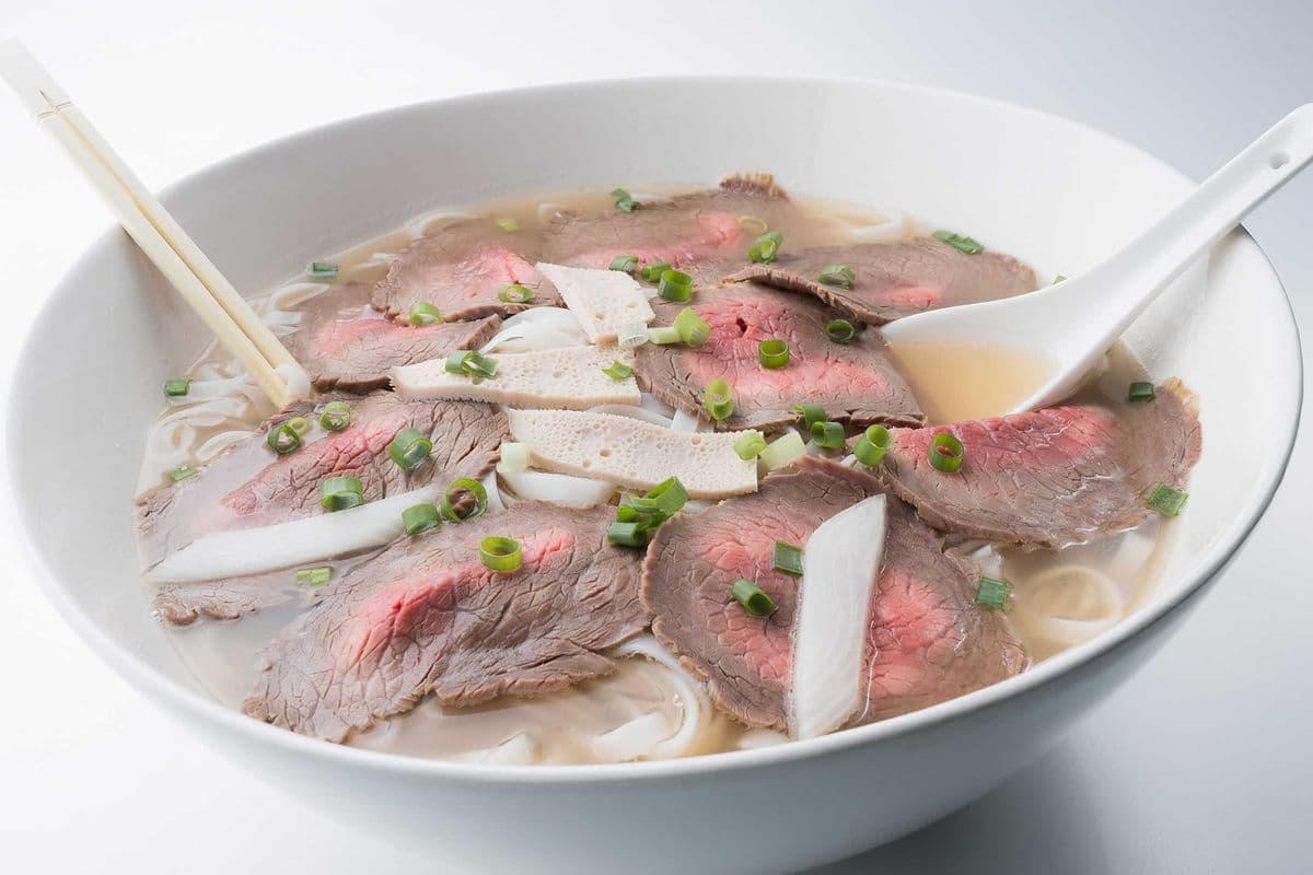 14. Medium Rare Beef with Tripe