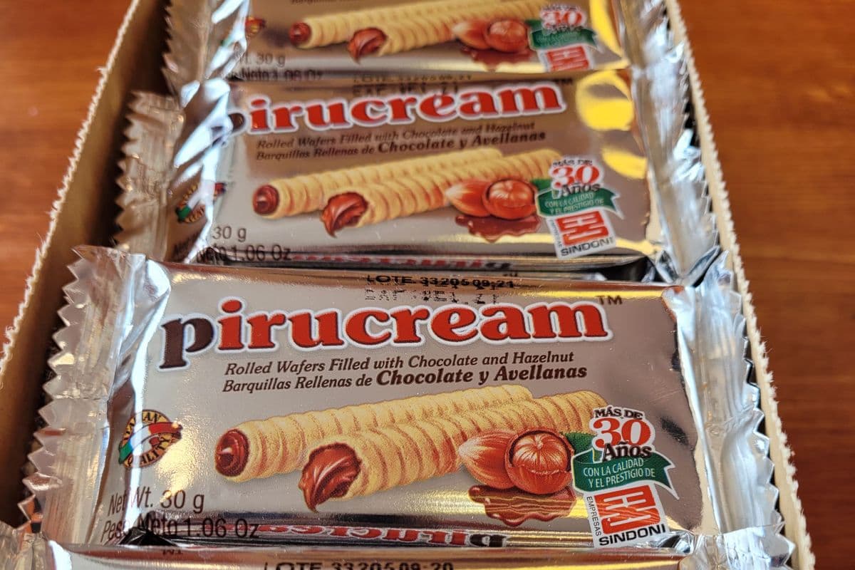 Pirucream Rolled waffle Chocolat