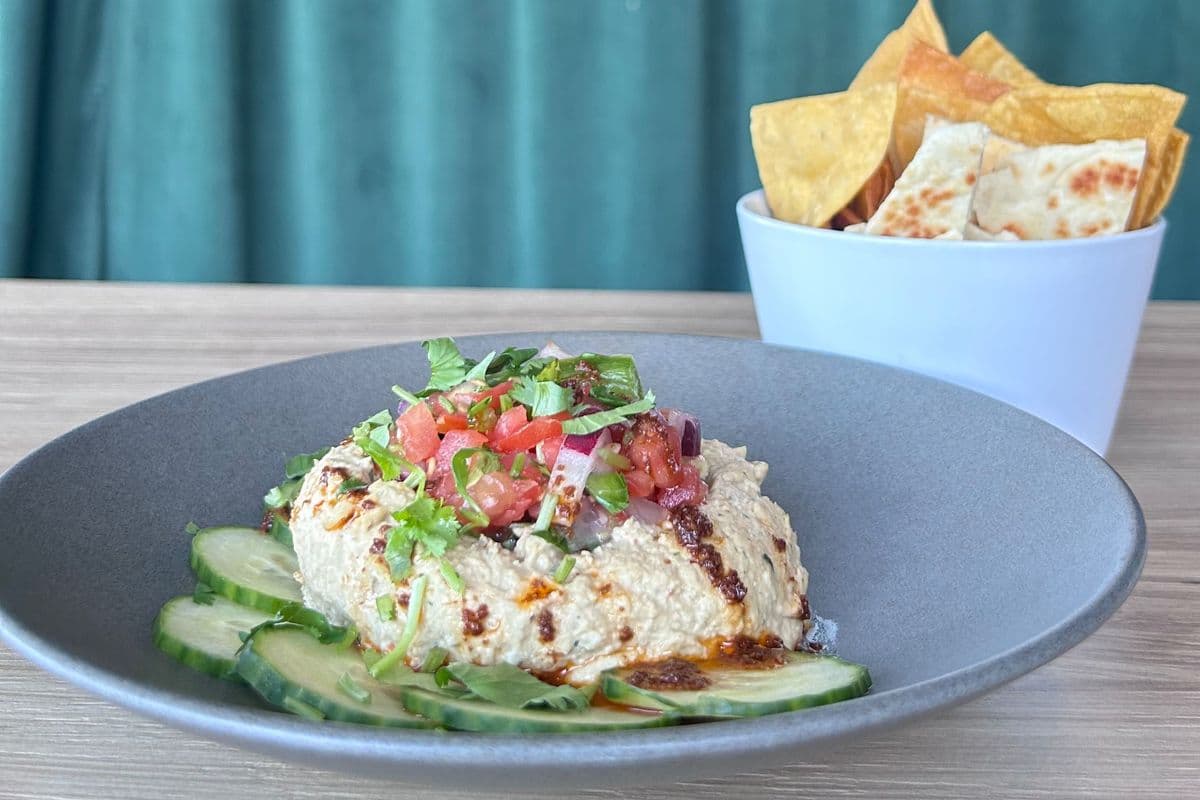 Roasted Jalapeño Hummus GF