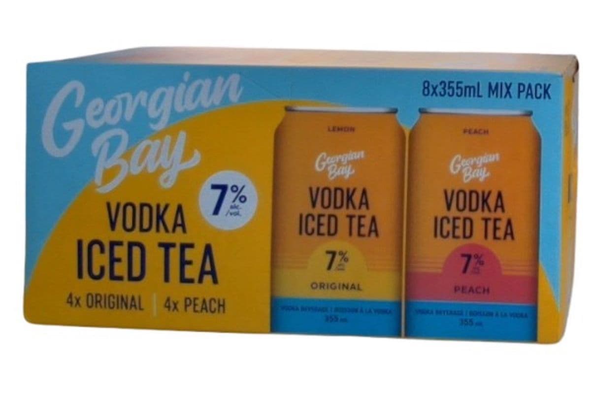GEORGIAN BAY VODKA ICED TEA MIXED 8 PACK (1 x 8x355.00 ml)