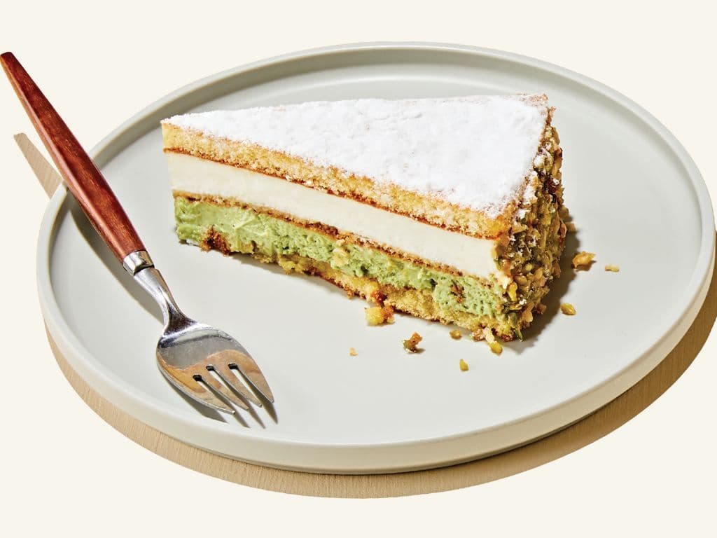 Longo's Ricotta And Pistachio Cake Slice