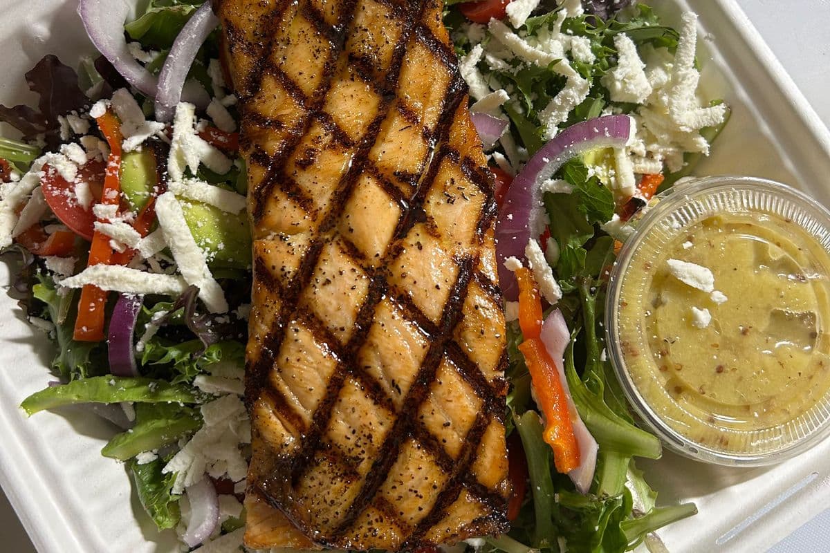 Blackened Salmon Salad