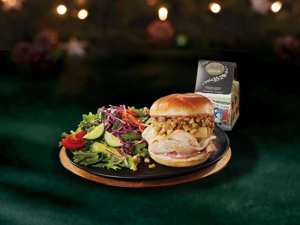 Festive Chicken on a Bun
