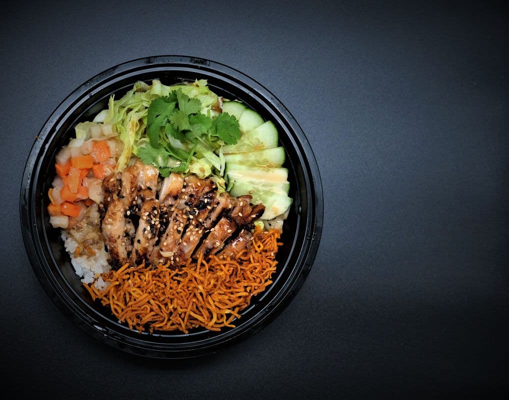 Poke 1 Poke bol au poulet ( Avec Soupe )