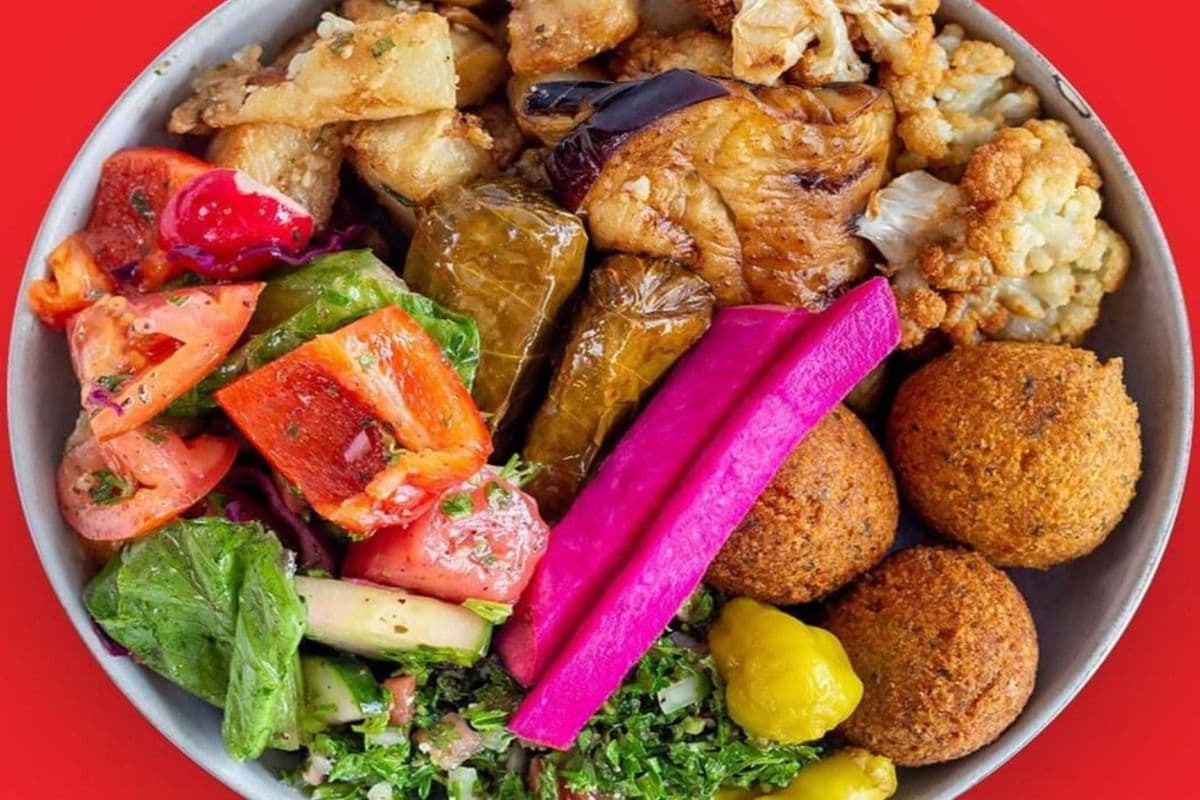 Plat cinq choix végétariens