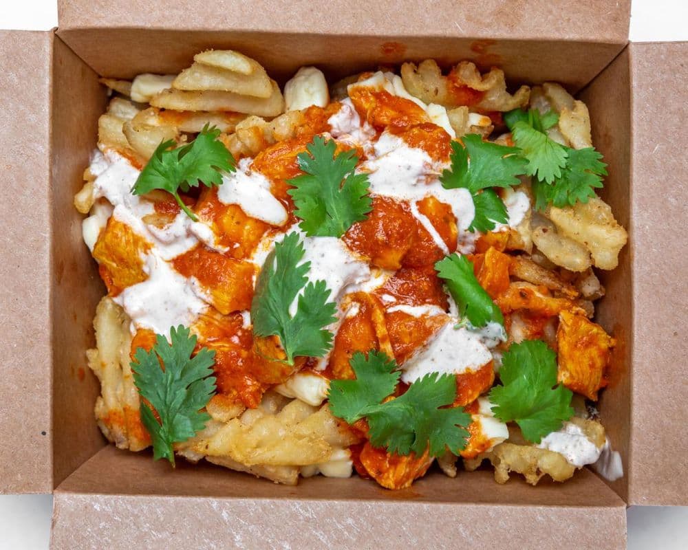Butter Chicken Fries