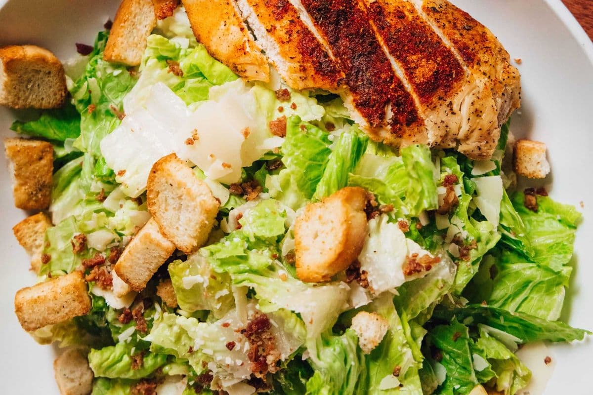 Cajun Chicken Caesar Salad