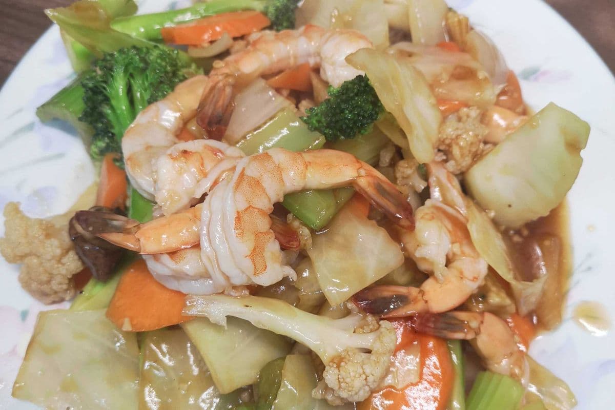 47. Shrimp with Mixed Vegetables