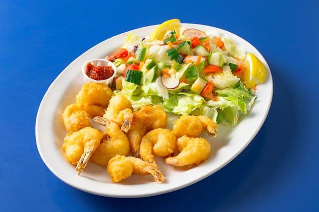 Shrimp with Garden Salad (10 pcs)