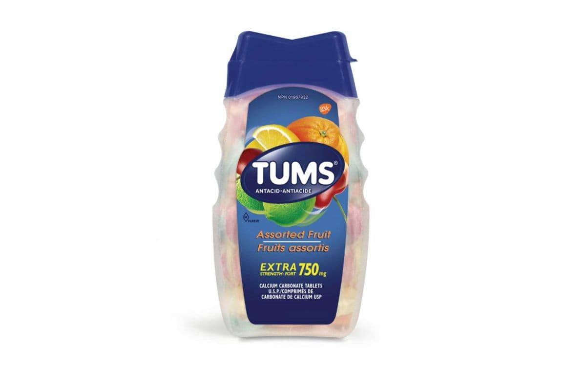 Tums Extra Strength - Assorted Fruit (100 tablets / 750 mg)