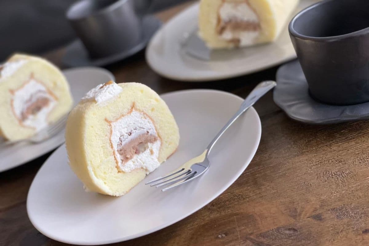 Chestnut Roll Cake
