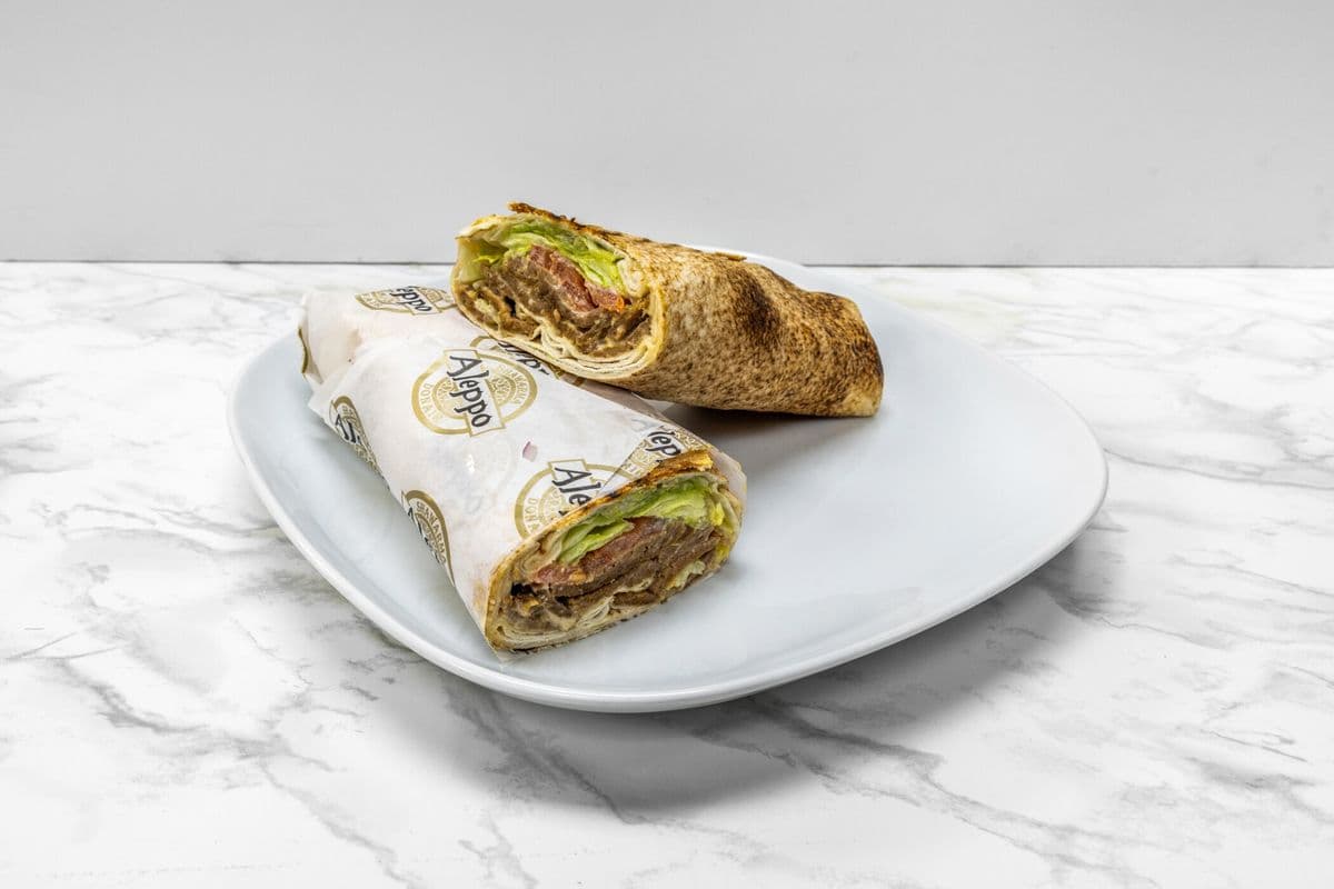 01. Beef Donair Wrap Halal