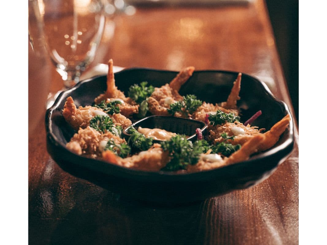Shredded Coconut Prawns
