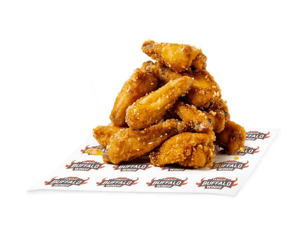 Honey Garlic Sauce Breaded Wings *
