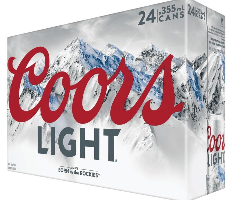 Coors Light Beer (24 x 355 ml)