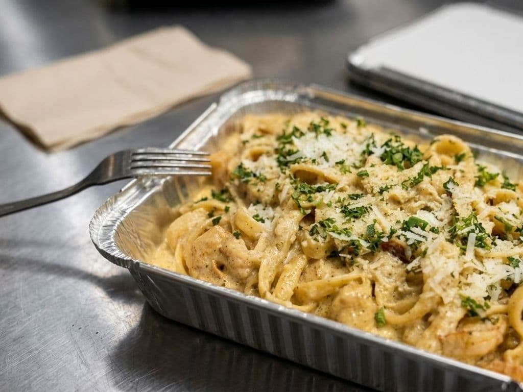 Creamy Garlic Shrimp Pasta