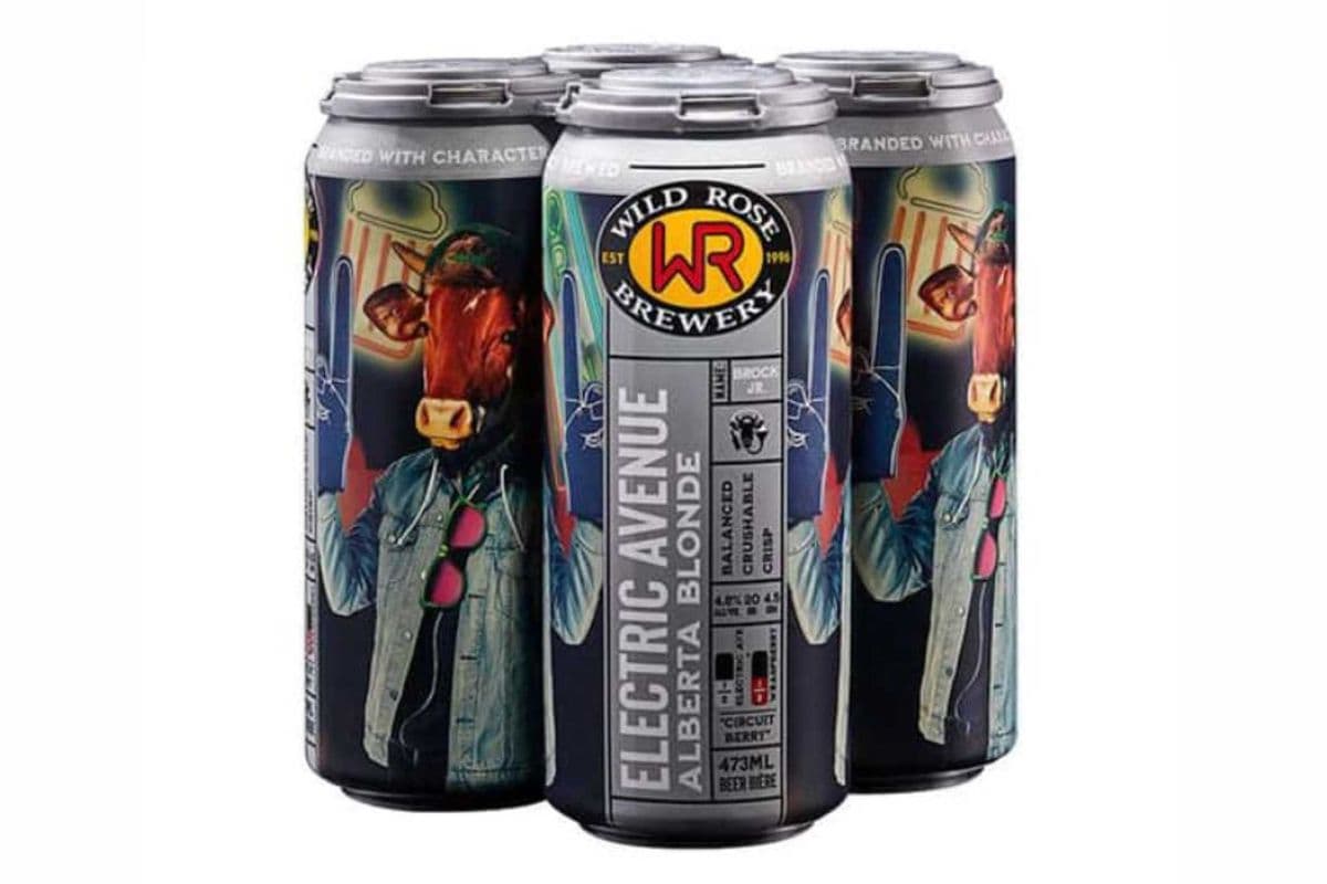 Wild Rose Electric Avenue - 4 x 473 ML Cans (1 x 473 ml)