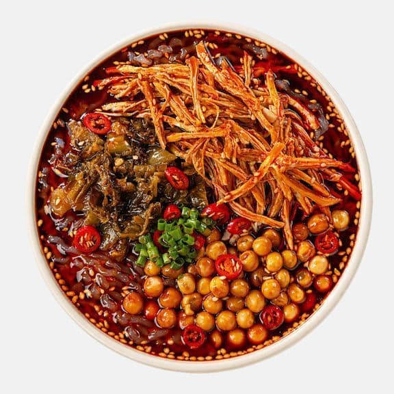 Combo Double Hot & Sour Glass Noodles 双倍鸡骨浓汤酸辣粉自由搭配套餐