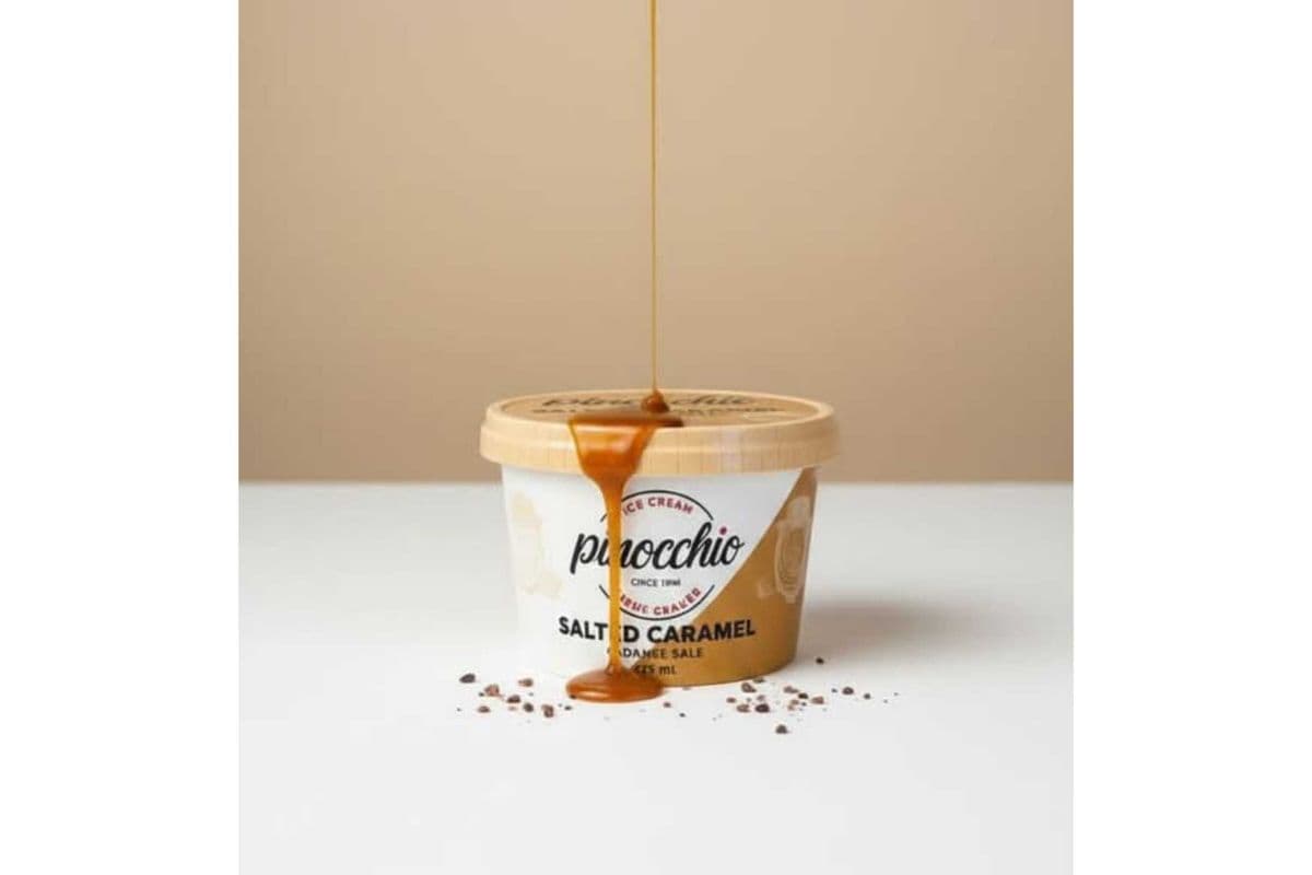 Pinocchio Ice Cream Salted Caramel (125mL)