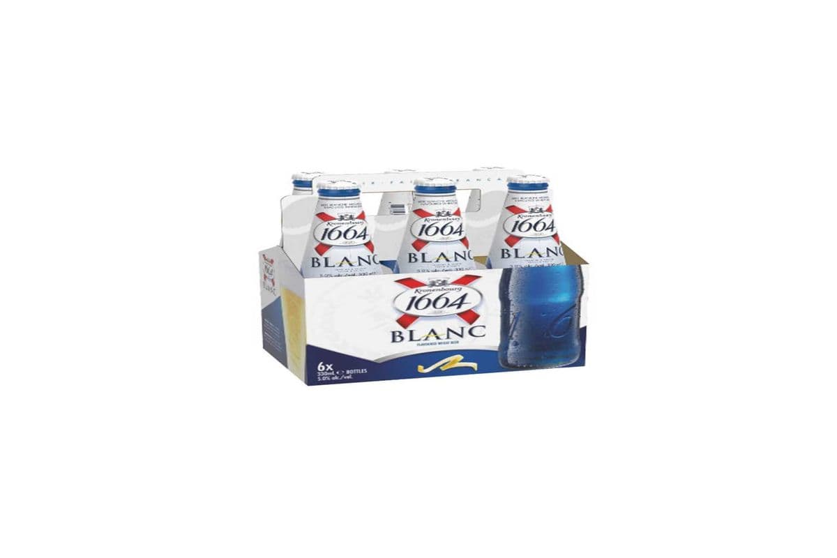 105664. KRONENBOURG 1664 BLANC (6 x 330ML (BOTTLES))