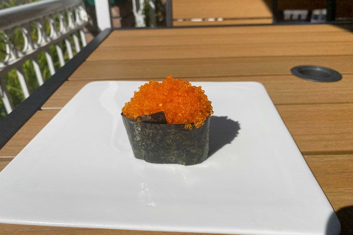 Flying Fish Roe (Tobiko) Nigiri Sushi (1 pc)