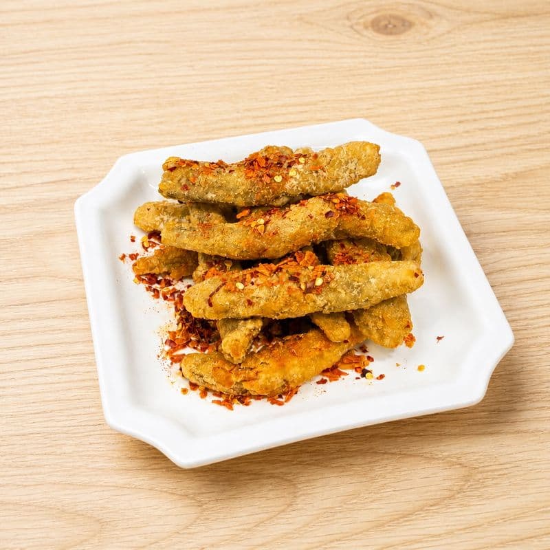 Deep Fried Bombay Duck Fish with Peppery Salt / 椒鹽九肚魚 (例)