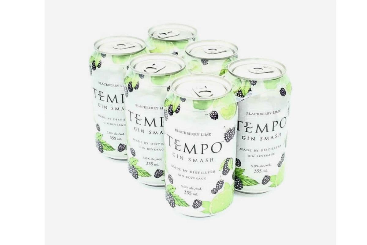 Tempo Gin Smash Black Berry Lime 6PK (6 x 355 ML)