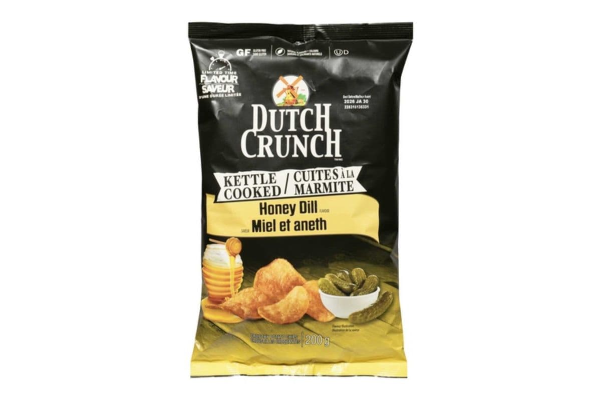 Dutch Crunch Crunchy Honey Dill Chips (200 g)