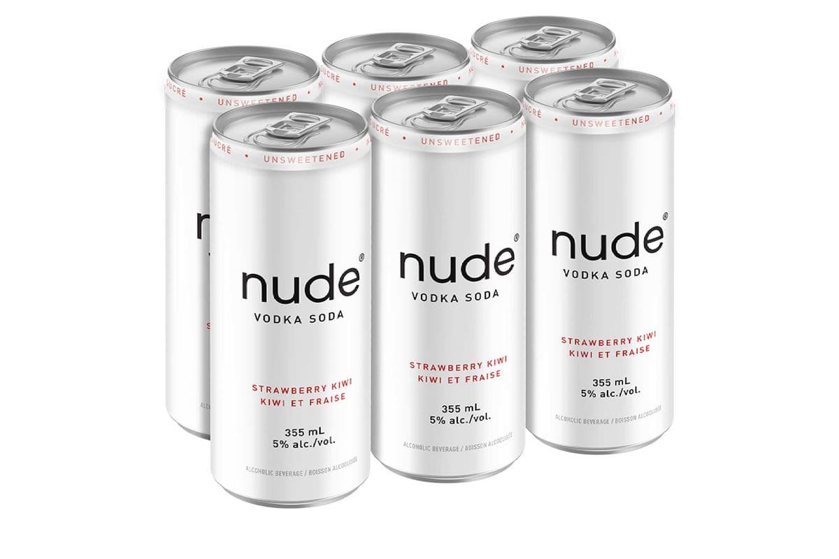 Nude Vodka Soda Strawberry Kiwi (6 x 355 ml Cans)