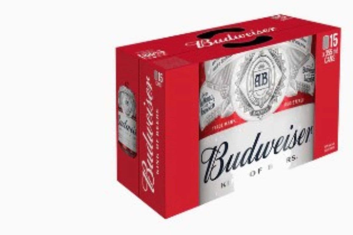 Budweiser 15 x 355 ML Cans (1 x 355 ml Cans)