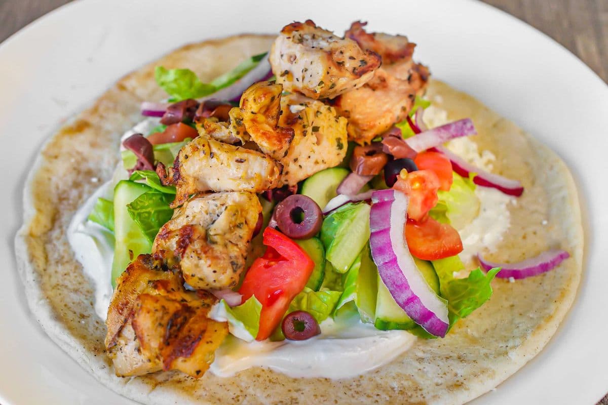 Pork Souvlaki Pita