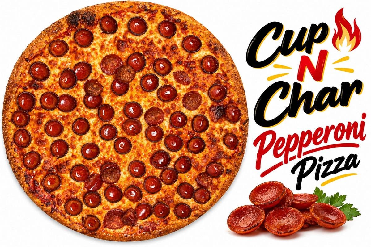 Medium Cup n Char Supreme pepperoni (medium)