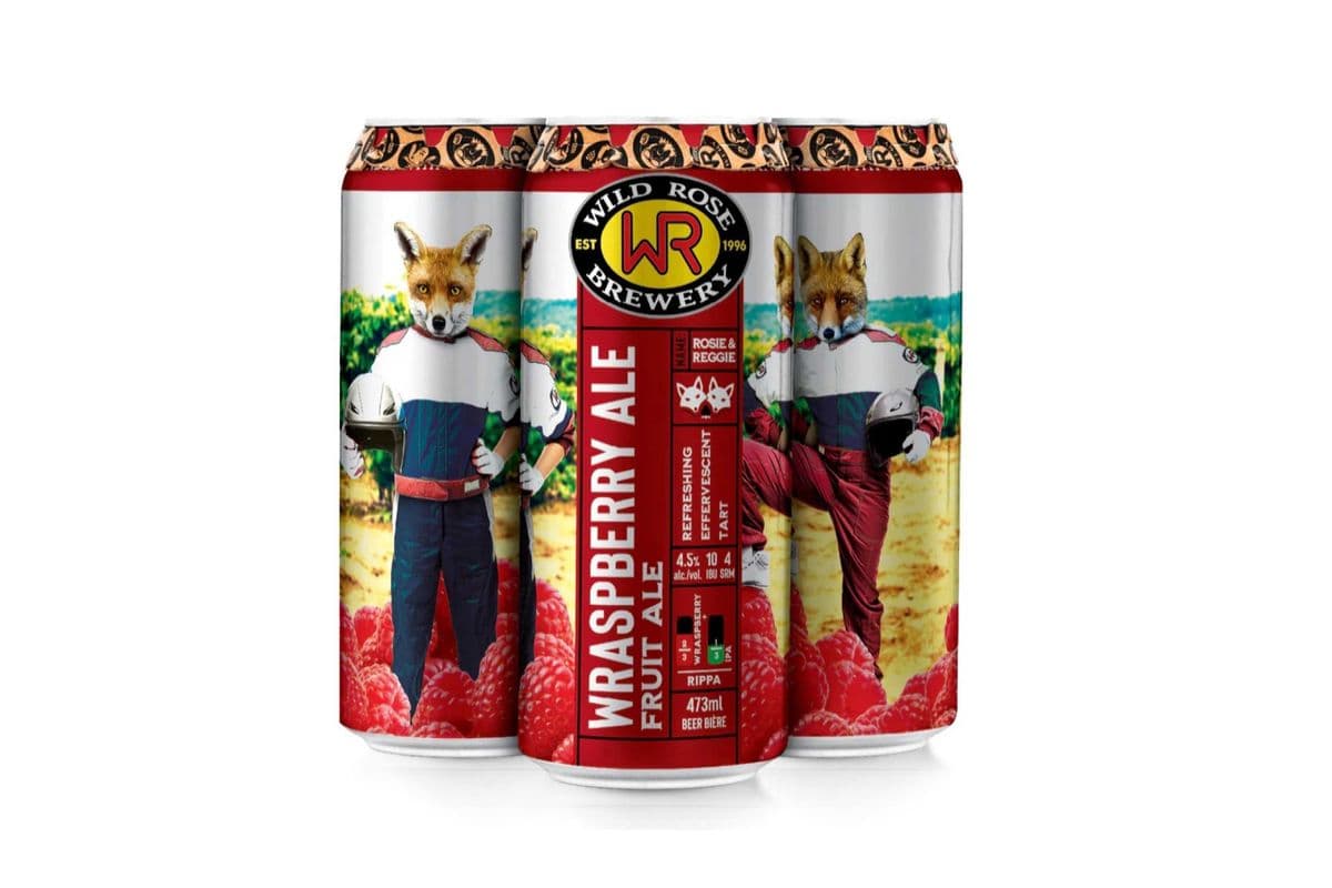 WR WRASPBERRY ALE 4 PACK (1 x 473 ML)