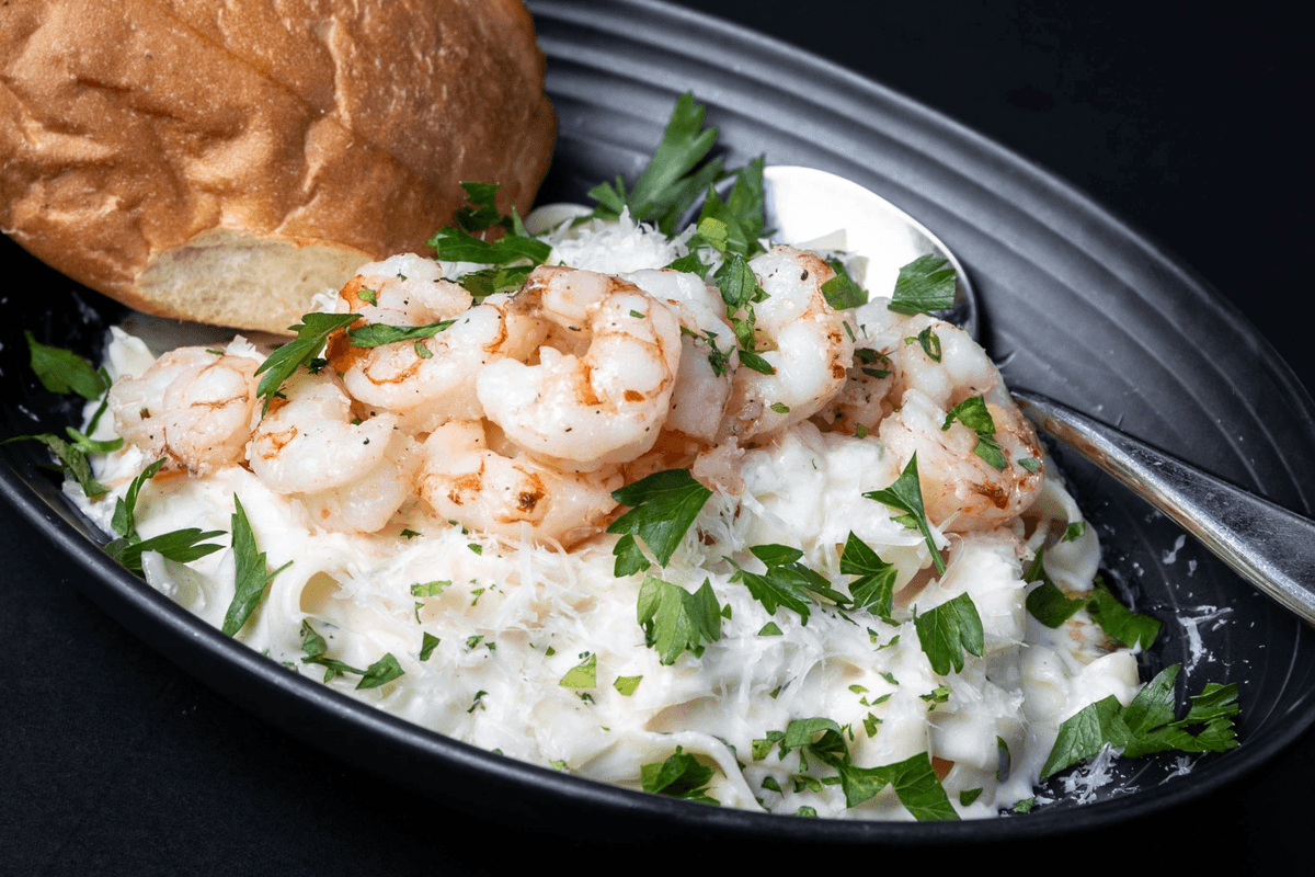 Garlic Shrimp Alfredo