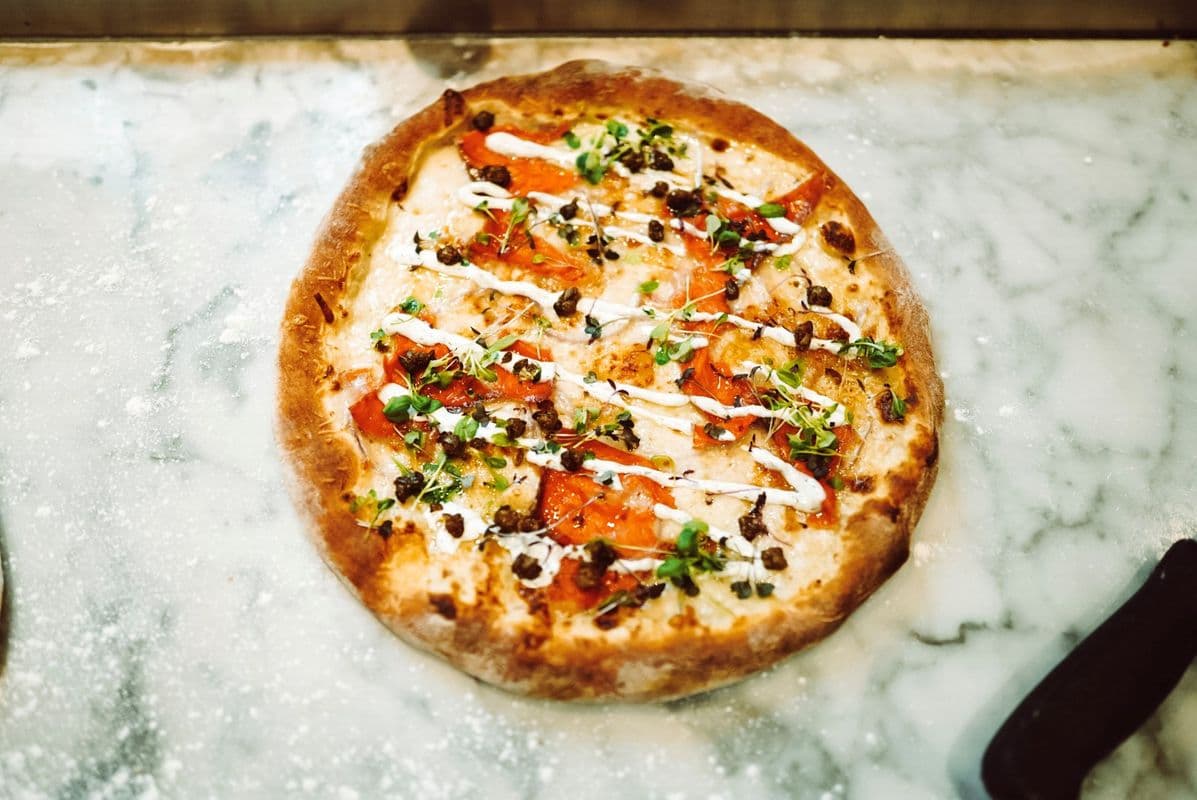 Smoked Wild BC Salmon Pizza