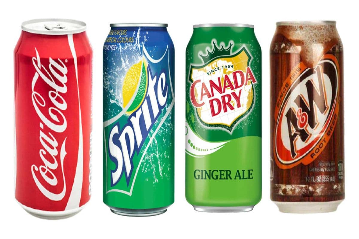 Four Soft-Drinks (4 Cans)
