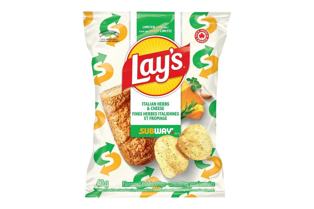 Lay's® Fines Herbes Italiennes et Fromage (côté)