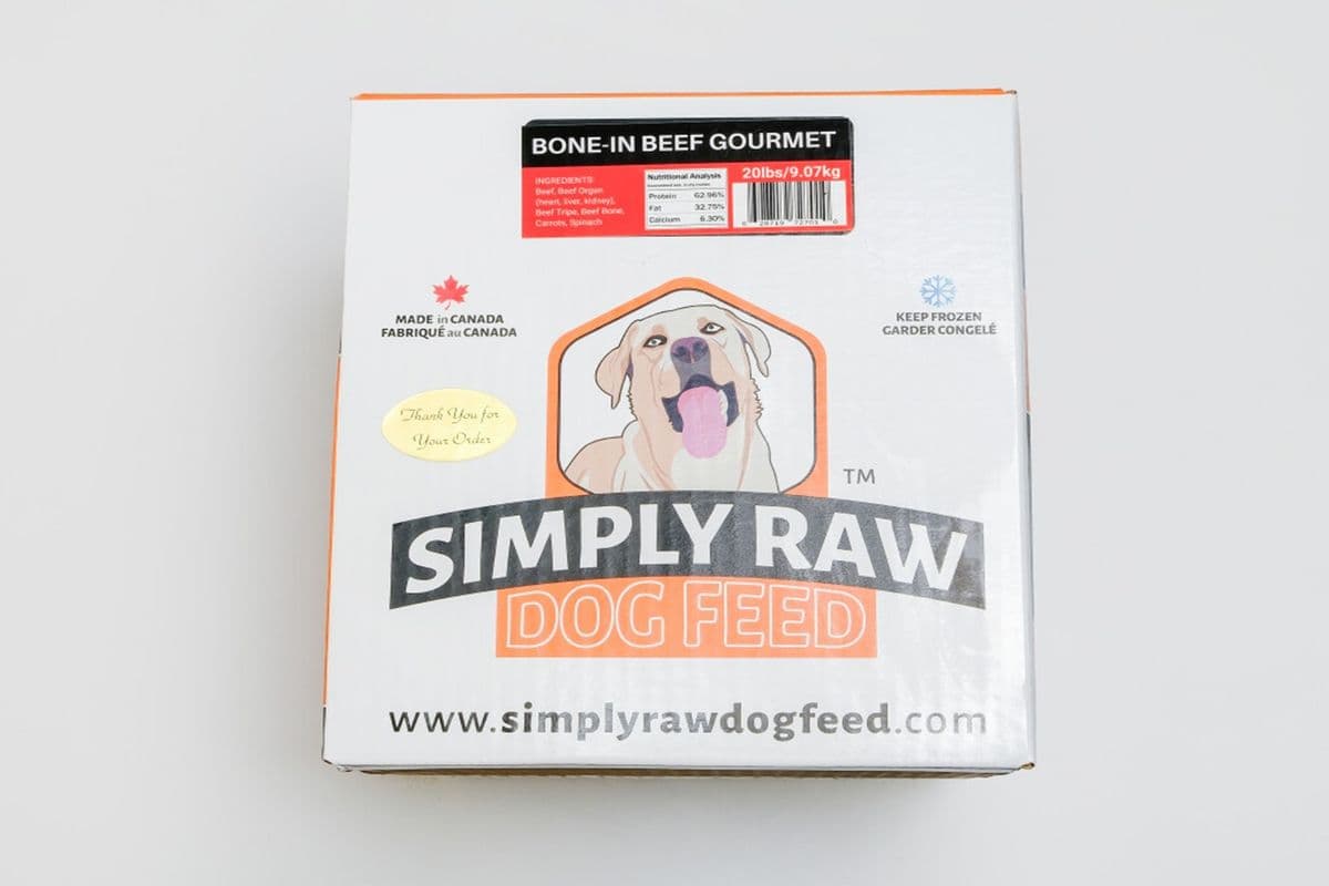 Simply Raw - Bone in Beef Gourmet - (20lbs)