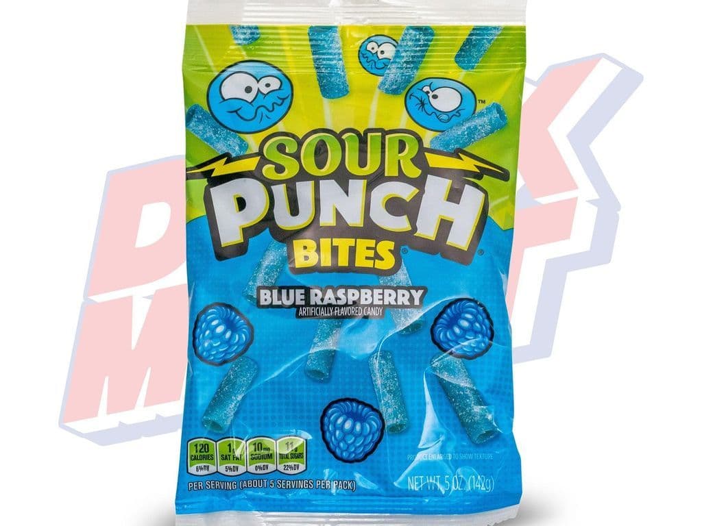 Sour Punch Bites Blue Raspberry - 5oz