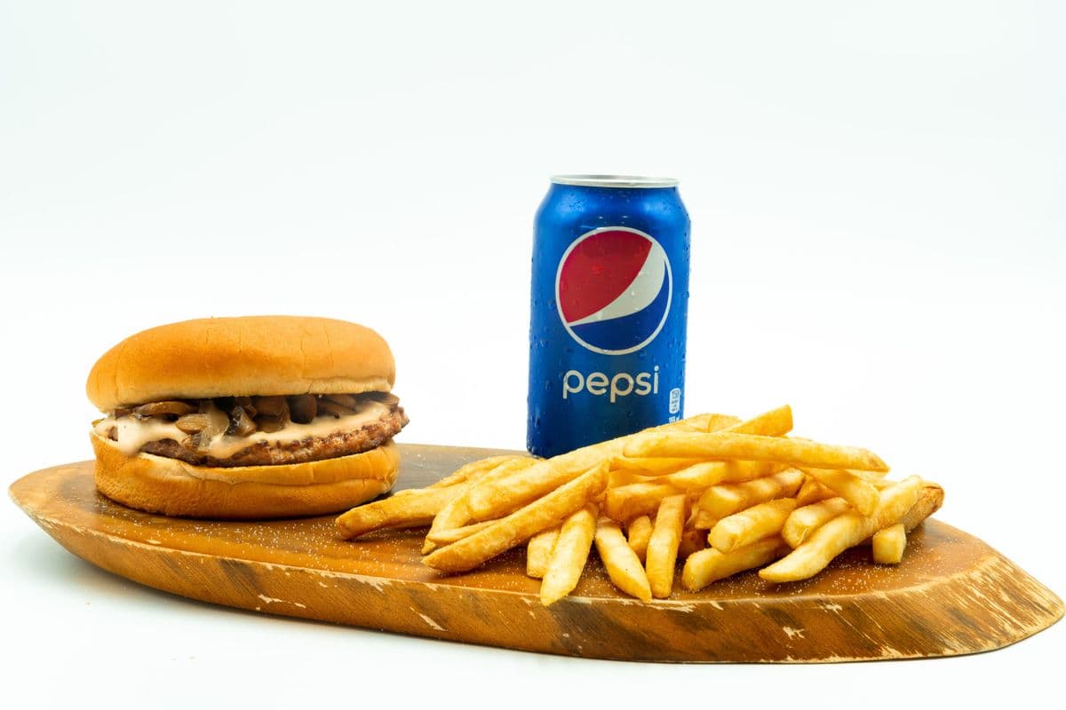 Mushroom Burger Combo