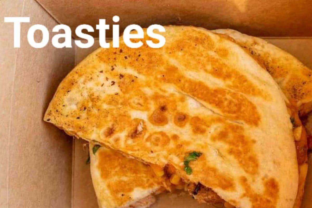 Butter Chicken Naan Toastie