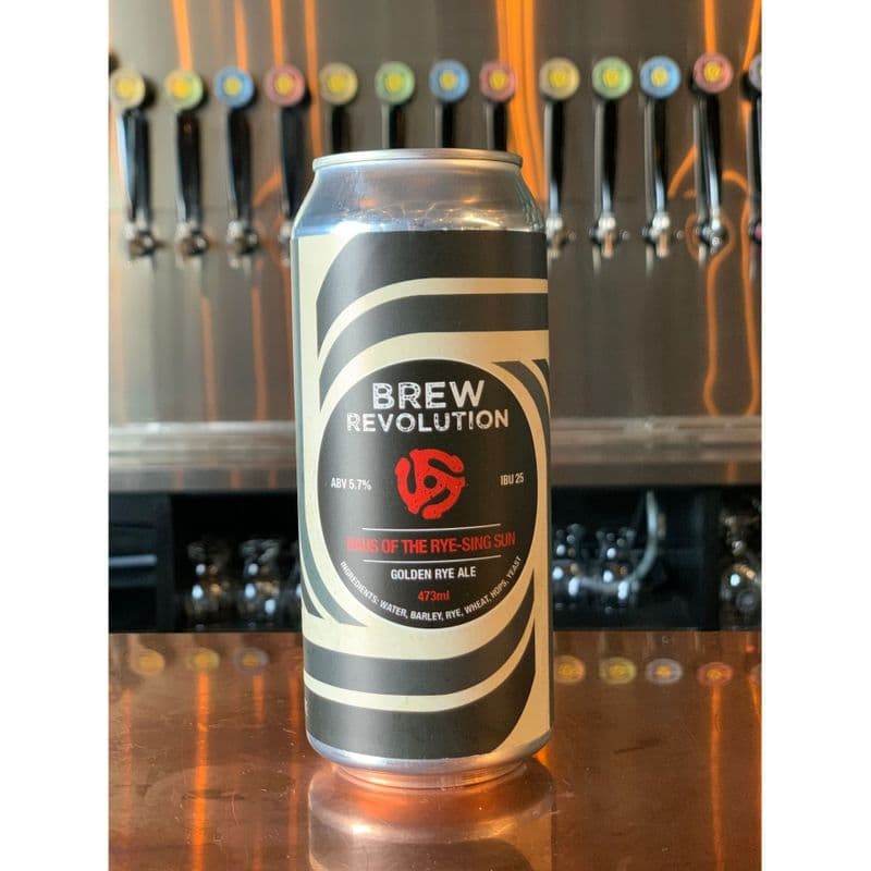 Haus of the Rye-Sing Sun - Golden Rye Ale (473 ml Can)