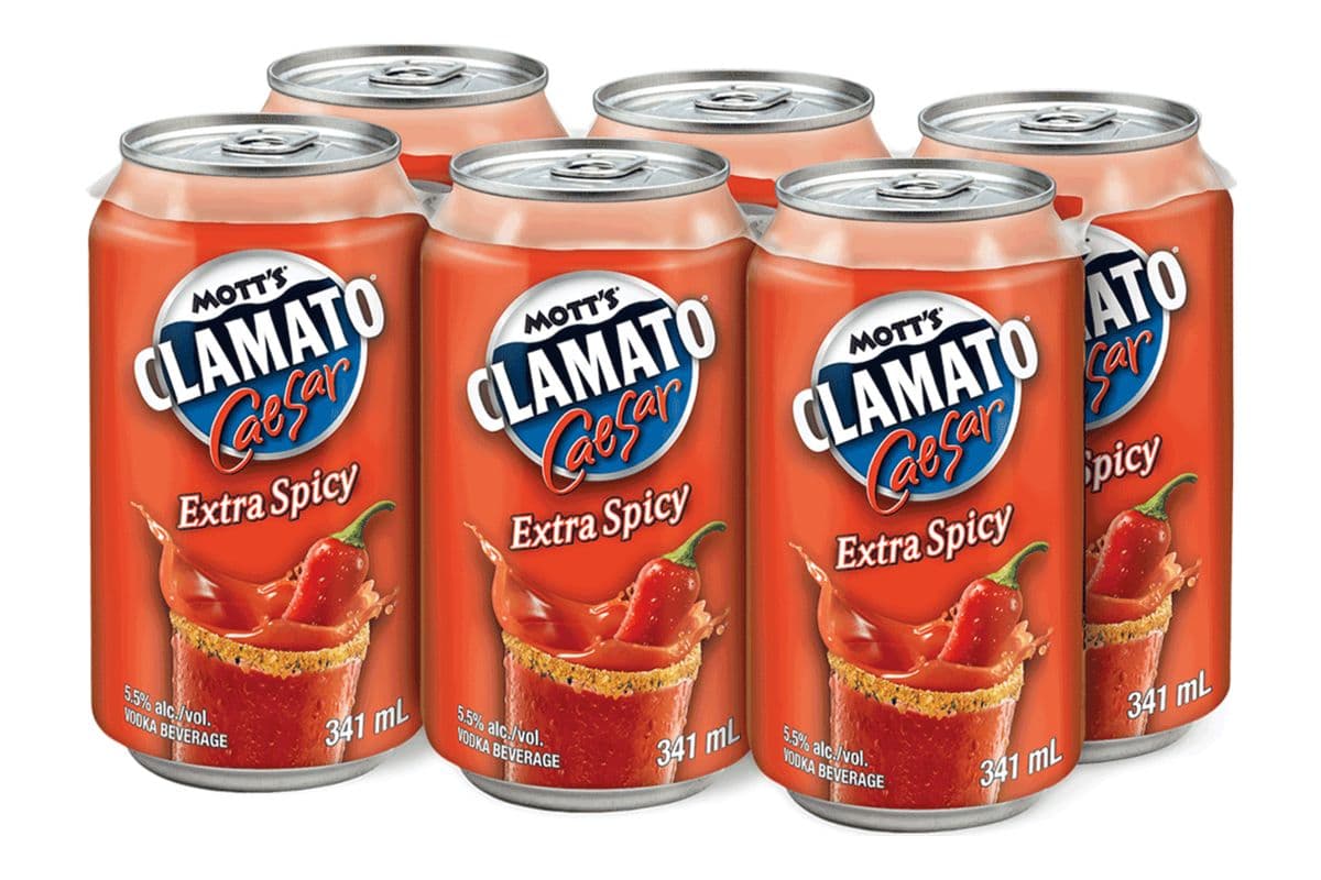 Mott's Clamato Extra Spicy (6 Cans) (1 x 355ML * 6 CANS)