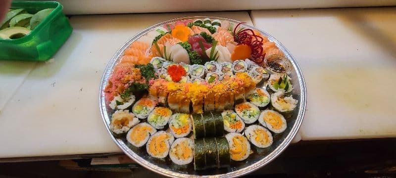 217. Sushi, Sashimi, and Maki B Combo Platter (78 pcs)