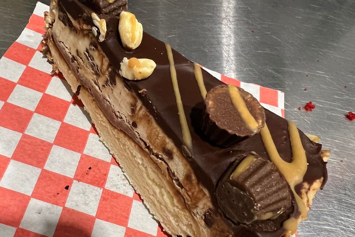 Reese Peanut Butter Blondie Cake