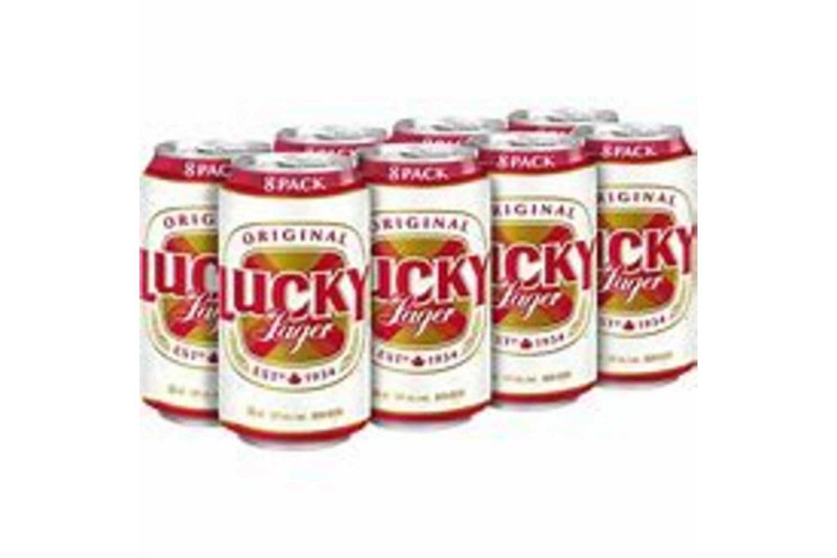 Lucky Lager (8 x 355 ml Cans)
