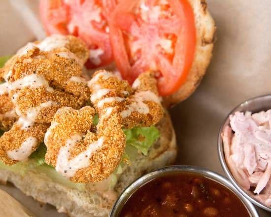 Shrimp Po'Boy Sandwich