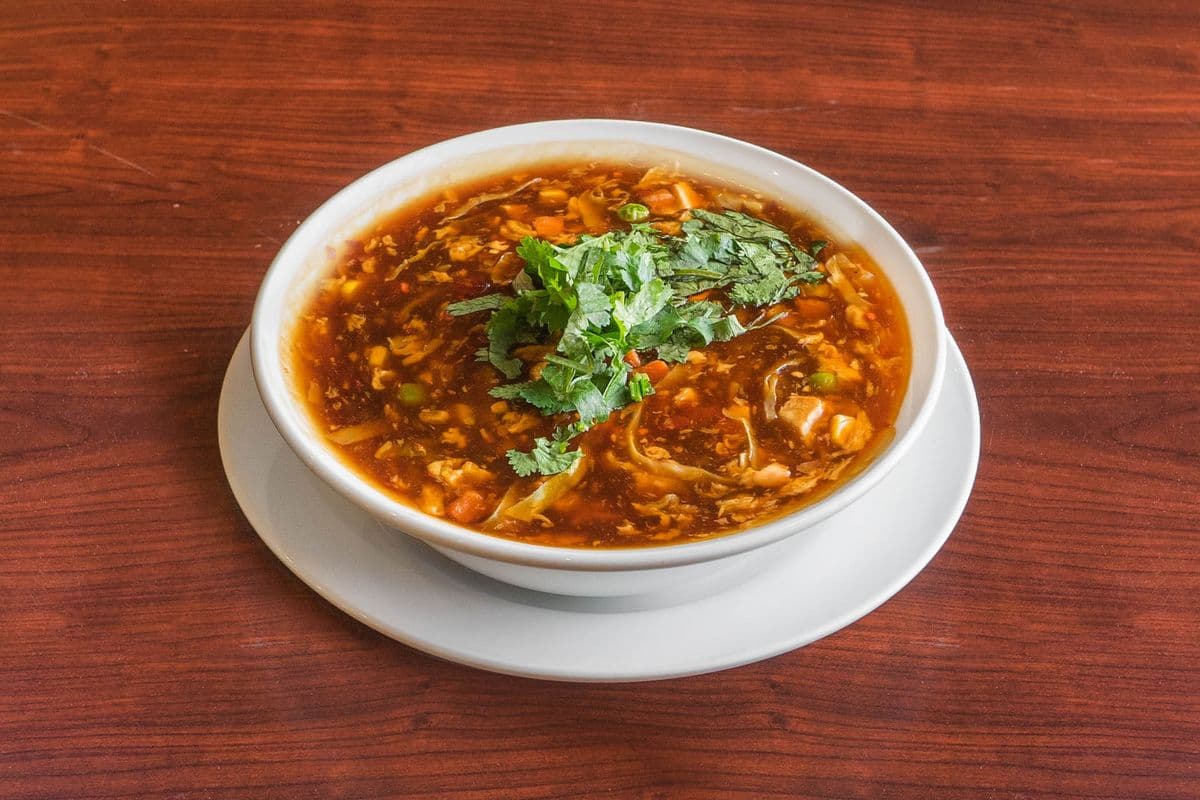 S1. Vegetable Hot-and-Sour Soup (No Egg)